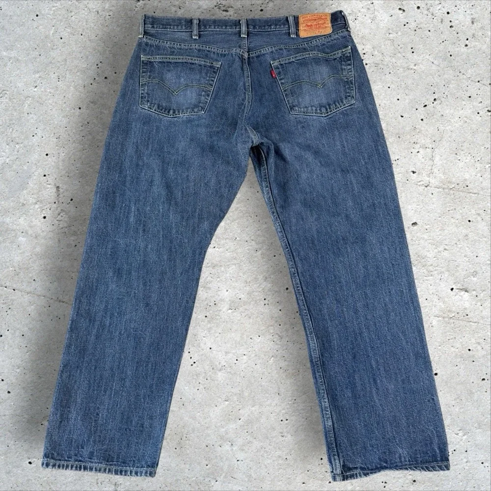Vtg Levi's 501 XX Button Fly Denim Jeans Fits‎ 38x30 Blue Straight Cotton Mexico